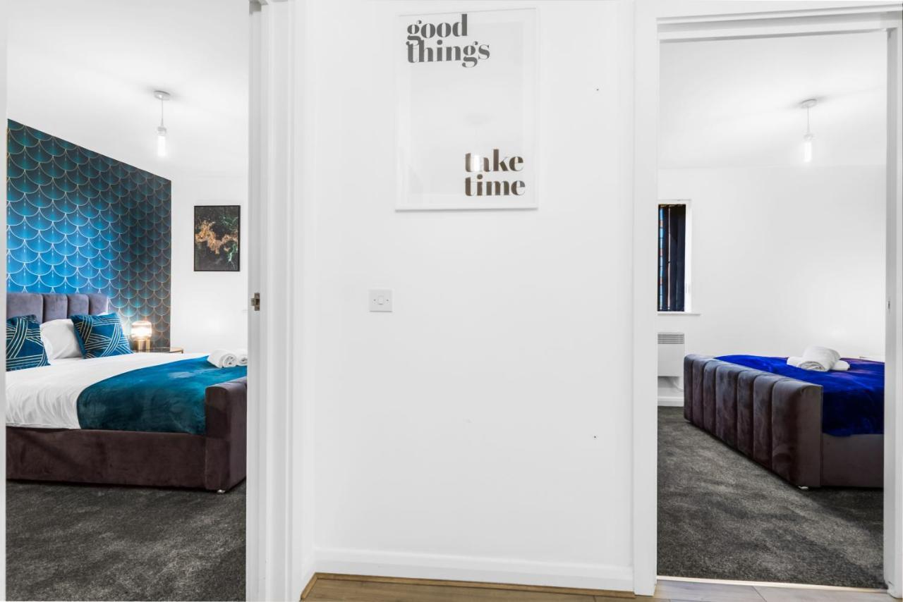 Ebra Stays - Luxury 2 Bedroom Apartment - Birmingham Exterior foto